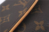 Authentic Louis Vuitton Monogram Pochette Twin PM Shoulder Bag M51854 LV 3114D