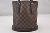 Authentic Louis Vuitton Damier Marais Bucket Shoulder Tote Bag N42240 LV 3114I