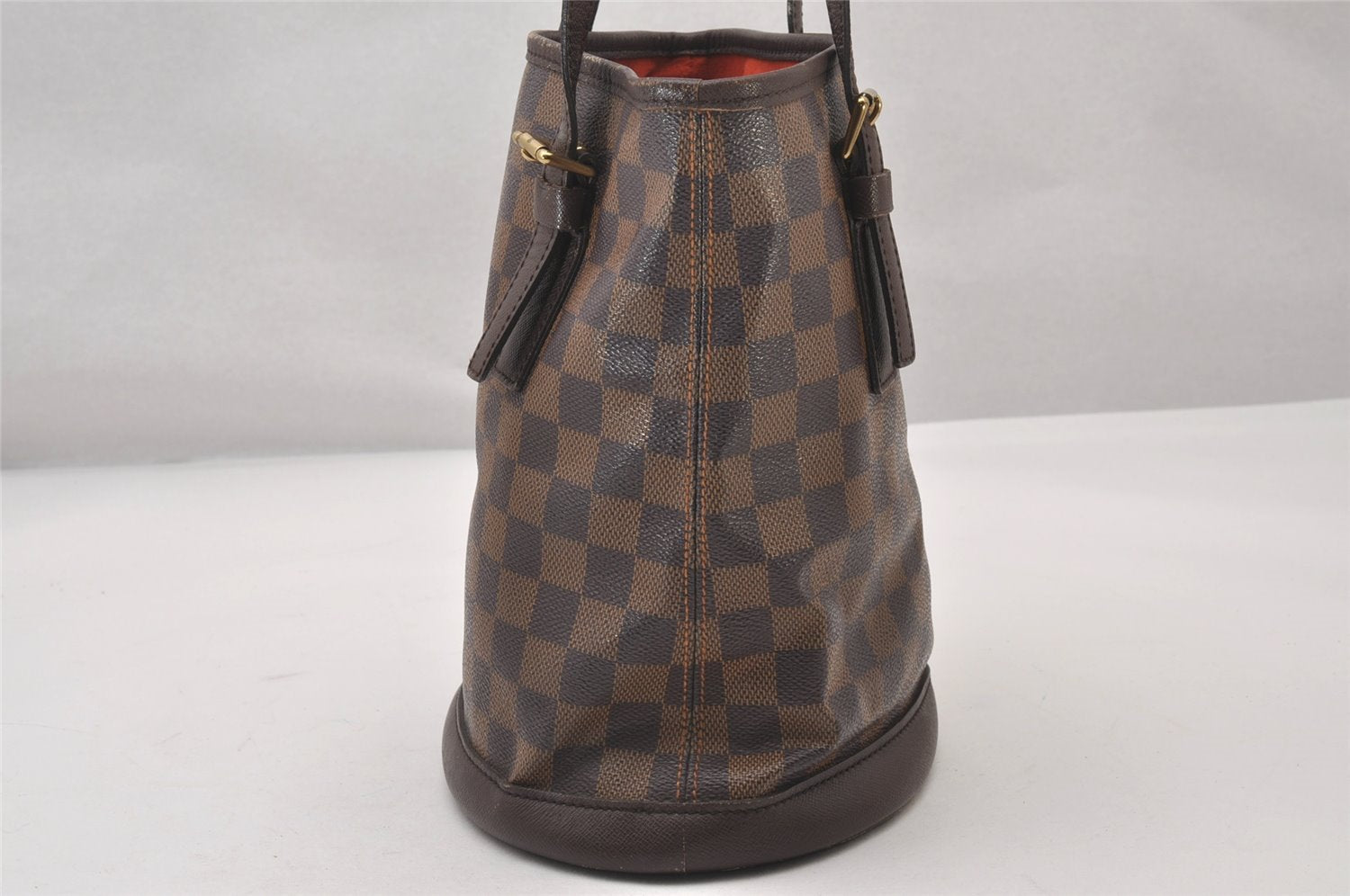 Authentic Louis Vuitton Damier Marais Bucket Shoulder Tote Bag N42240 LV 3114I