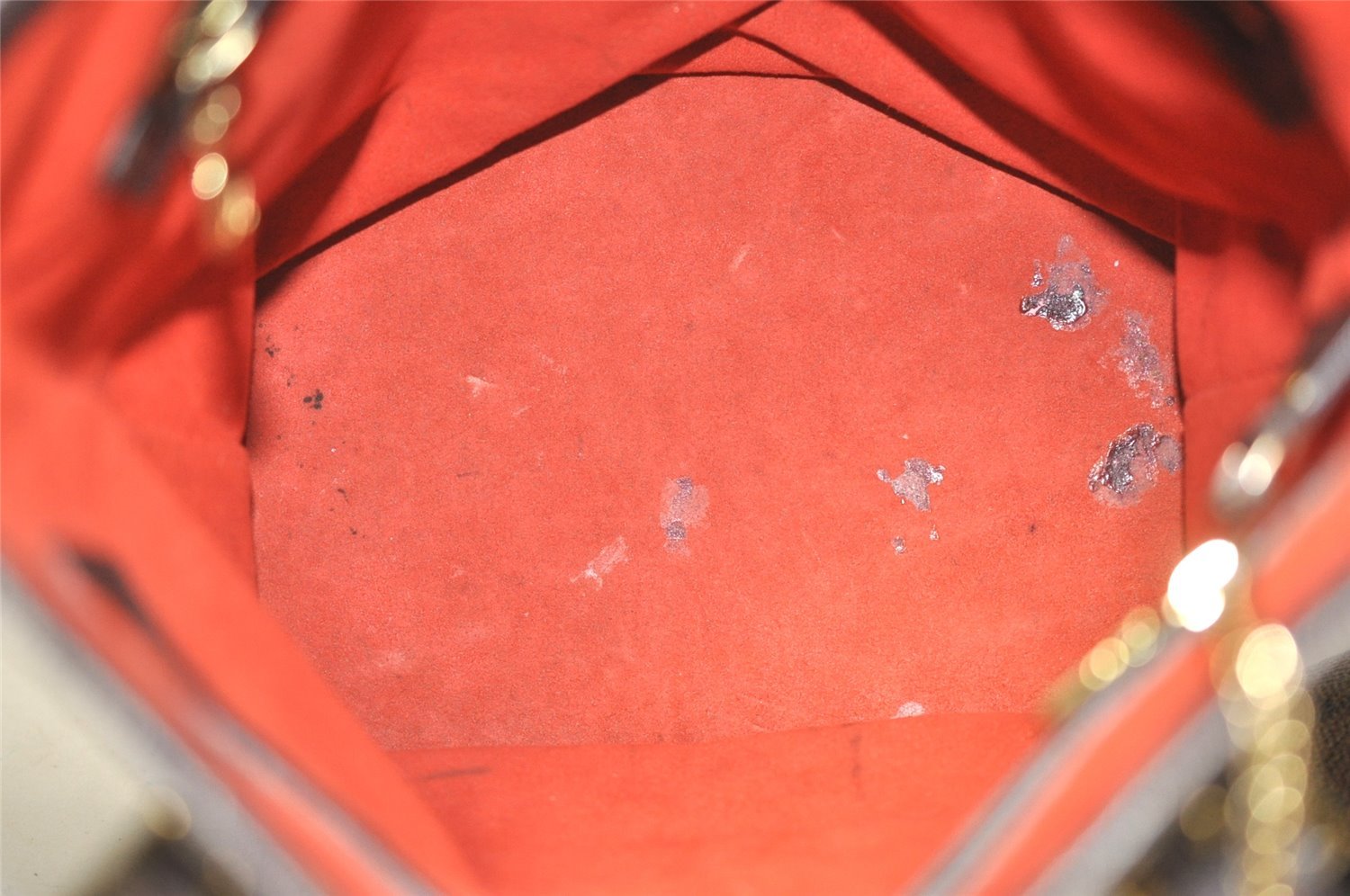 Authentic Louis Vuitton Damier Marais Bucket Shoulder Tote Bag N42240 LV 3114I