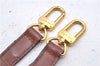 Authentic Louis Vuitton Leather Shoulder Strap Brown 46.5-40.2" LV 3115D