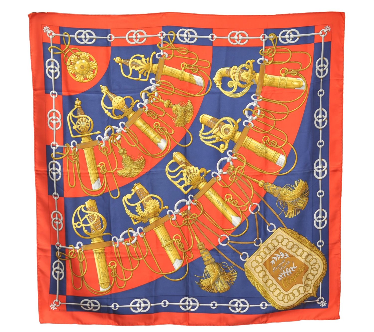 Authentic HERMES Carre 90 Scarf 