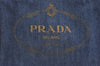 Authentic PRADA Vintage Canapa SS Denim 2Way Shoulder Hand Bag Purse Blue 3116I