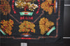 Authentic HERMES Carre 90 Scarf "BONSAI" Silk Black 3117E