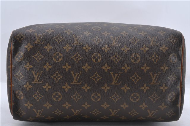 Authentic Louis Vuitton Monogram Speedy 35 Hand Bag M41524 LV 3119D