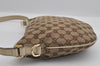 Authentic GUCCI New Britt Shoulder Bag GG Canvas Leather 169998 Brown 3119I