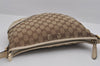 Authentic GUCCI New Britt Shoulder Bag GG Canvas Leather 169998 Brown 3119I