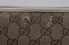 Authentic GUCCI New Britt Shoulder Bag GG Canvas Leather 169998 Brown 3119I
