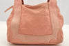 Authentic BALENCIAGA Navy Caba XS 2Way Hand Bag Leather 390346 Pink 3121I