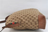 GUCCI Web Sherry Line Shoulder Cross Bag GG Canvas Leather 308930 Brown 3122D