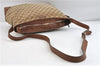 GUCCI Web Sherry Line Shoulder Cross Bag GG Canvas Leather 308930 Brown 3122D