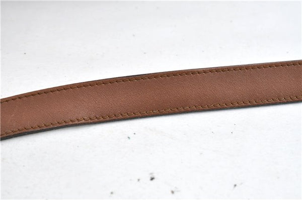 GUCCI Web Sherry Line Shoulder Cross Bag GG Canvas Leather 308930 Brown 3122D