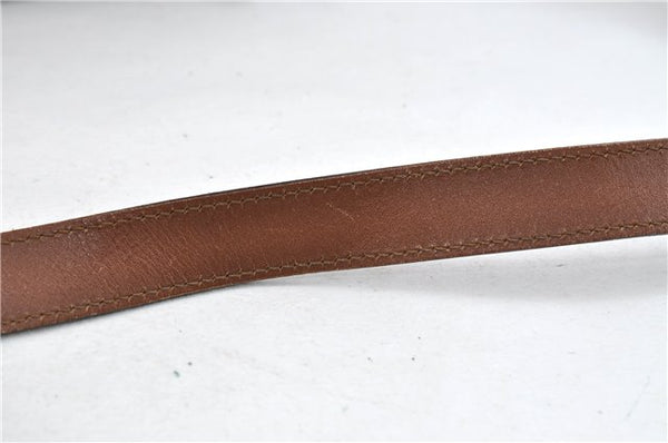 GUCCI Web Sherry Line Shoulder Cross Bag GG Canvas Leather 308930 Brown 3122D