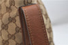 GUCCI Web Sherry Line Shoulder Cross Bag GG Canvas Leather 308930 Brown 3122D
