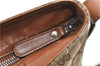 GUCCI Web Sherry Line Shoulder Cross Bag GG Canvas Leather 308930 Brown 3122D