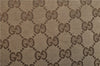 GUCCI Web Sherry Line Shoulder Cross Bag GG Canvas Leather 308930 Brown 3122D
