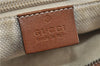 GUCCI Web Sherry Line Shoulder Cross Bag GG Canvas Leather 308930 Brown 3122D