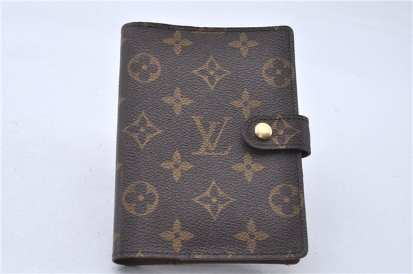 Authentic Louis Vuitton Monogram Agenda PM Notebook Cover R20005 LV 3124F