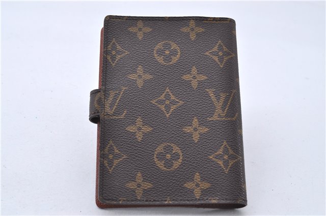 Authentic Louis Vuitton Monogram Agenda PM Notebook Cover R20005 LV 3124F