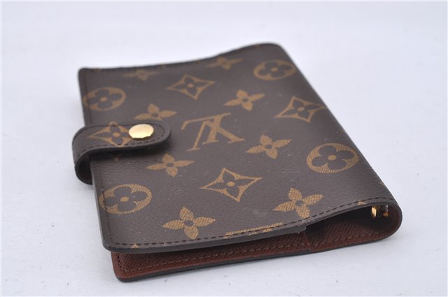Authentic Louis Vuitton Monogram Agenda PM Notebook Cover R20005 LV 3124F