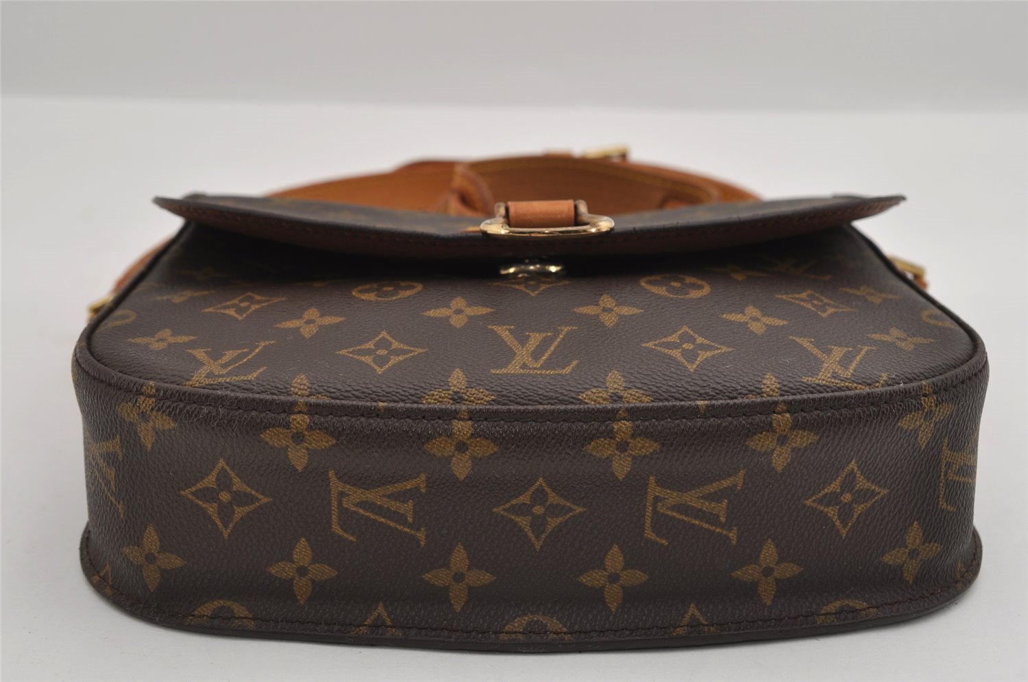 Authentic Louis Vuitton Monogram Saint Cloud GM M51242 Shoulder Cross Bag 3124I