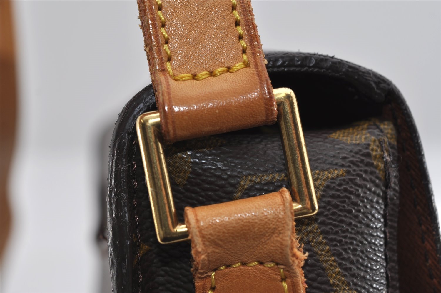 Authentic Louis Vuitton Monogram Saint Cloud GM M51242 Shoulder Cross Bag 3124I