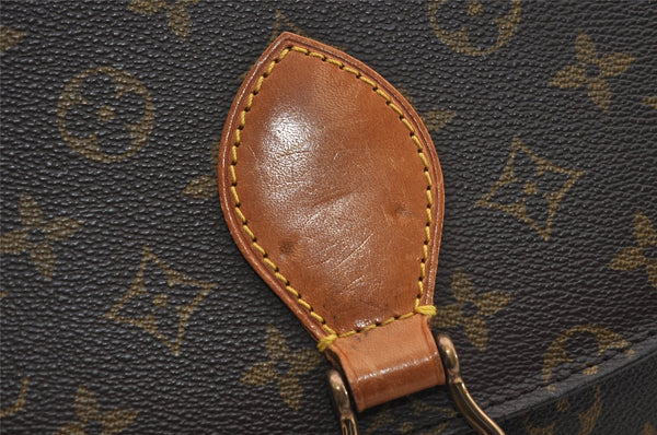 Authentic Louis Vuitton Monogram Saint Cloud GM M51242 Shoulder Cross Bag 3124I