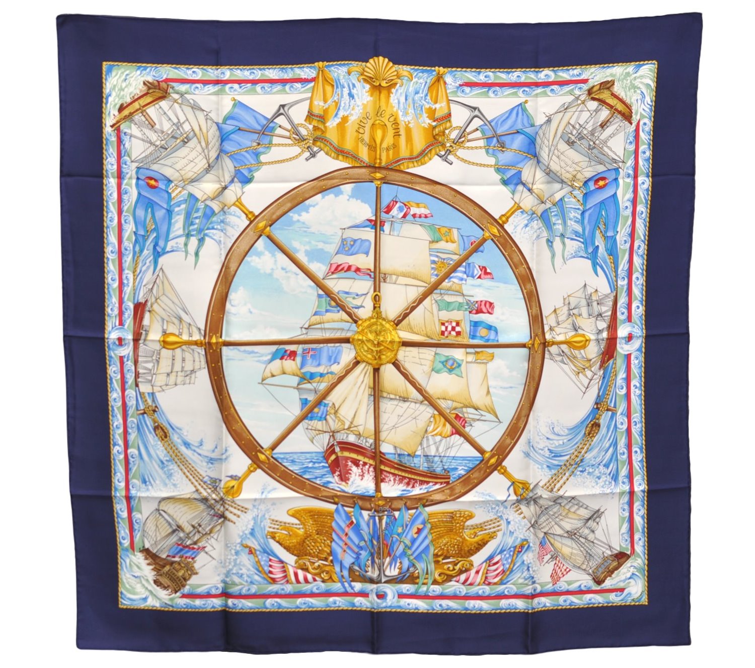 Authentic HERMES Carre 90 Scarf 