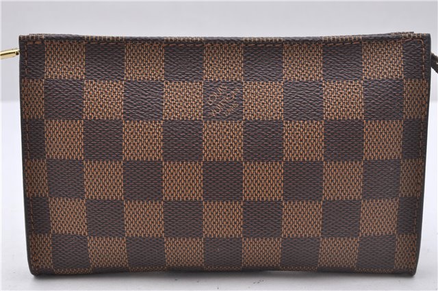 Authentic Louis Vuitton Damier Marais Bucket Pouch Purse Clutch LV 3126D