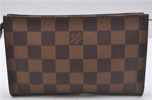 Authentic Louis Vuitton Damier Marais Bucket Pouch Purse Clutch LV 3126D