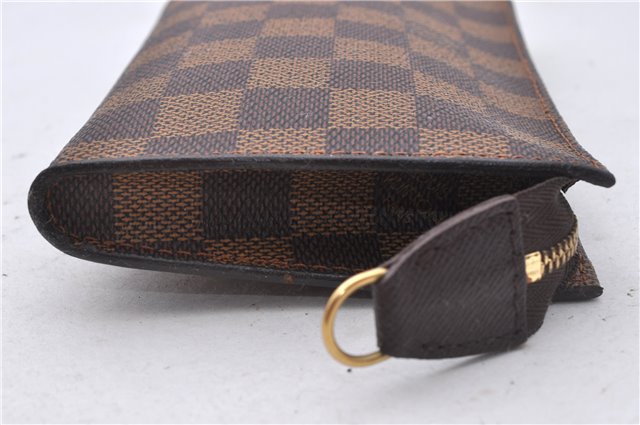 Authentic Louis Vuitton Damier Marais Bucket Pouch Purse Clutch LV 3126D
