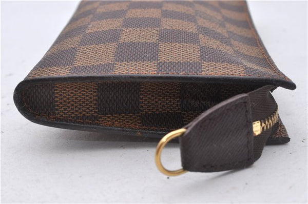 Authentic Louis Vuitton Damier Marais Bucket Pouch Purse Clutch LV 3126D