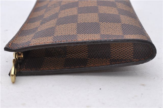 Authentic Louis Vuitton Damier Marais Bucket Pouch Purse Clutch LV 3126D
