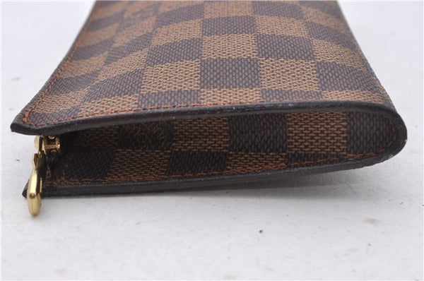 Authentic Louis Vuitton Damier Marais Bucket Pouch Purse Clutch LV 3126D
