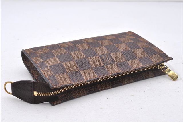 Authentic Louis Vuitton Damier Marais Bucket Pouch Purse Clutch LV 3126D