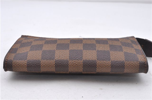 Authentic Louis Vuitton Damier Marais Bucket Pouch Purse Clutch LV 3126D