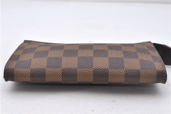 Authentic Louis Vuitton Damier Marais Bucket Pouch Purse Clutch LV 3126D