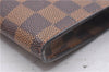 Authentic Louis Vuitton Damier Marais Bucket Pouch Purse Clutch LV 3126D