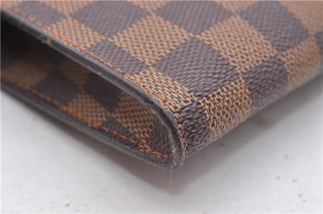 Authentic Louis Vuitton Damier Marais Bucket Pouch Purse Clutch LV 3126D