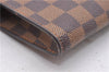 Authentic Louis Vuitton Damier Marais Bucket Pouch Purse Clutch LV 3126D