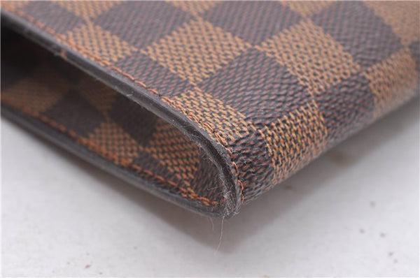 Authentic Louis Vuitton Damier Marais Bucket Pouch Purse Clutch LV 3126D