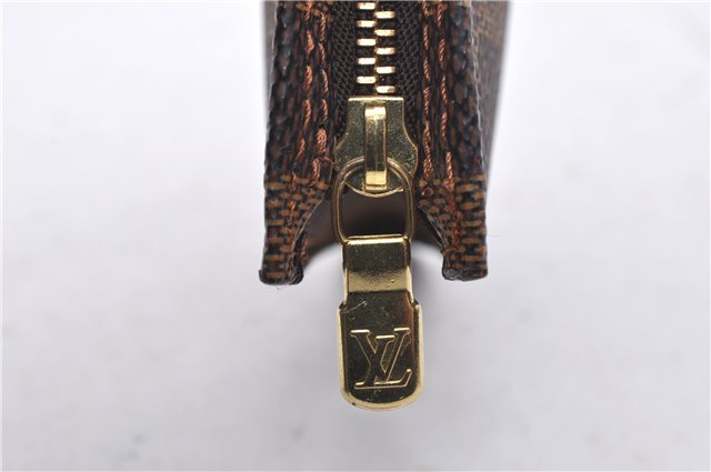 Authentic Louis Vuitton Damier Marais Bucket Pouch Purse Clutch LV 3126D