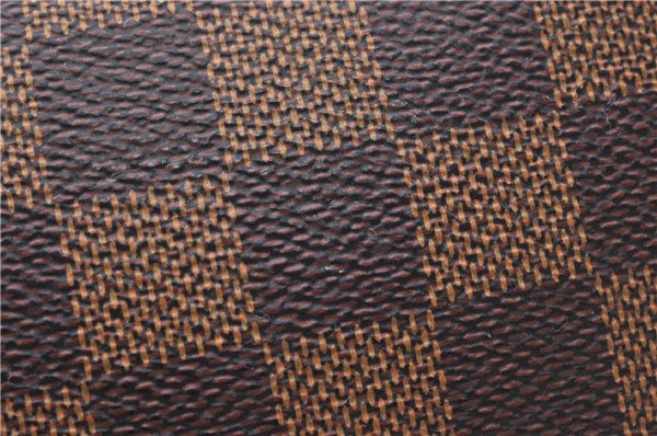 Authentic Louis Vuitton Damier Marais Bucket Pouch Purse Clutch LV 3126D