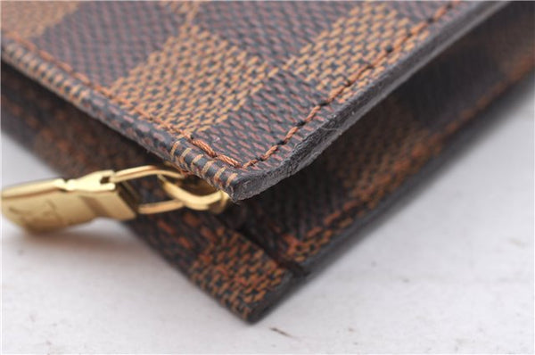 Authentic Louis Vuitton Damier Marais Bucket Pouch Purse Clutch LV 3126D