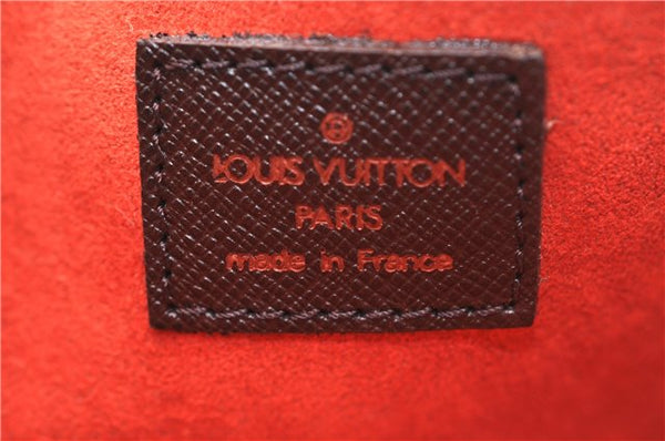 Authentic Louis Vuitton Damier Marais Bucket Pouch Purse Clutch LV 3126D