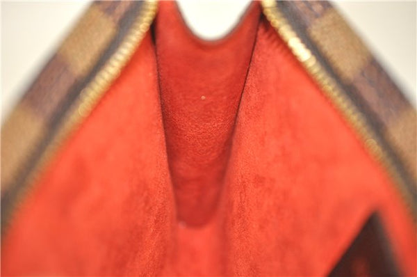 Authentic Louis Vuitton Damier Marais Bucket Pouch Purse Clutch LV 3126D