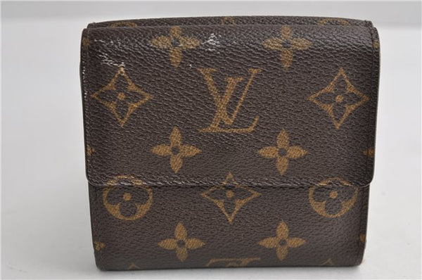 Authentic Louis Vuitton Monogram M61652 Porte Monnaie Billet Carte Credit 3126F