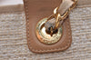 Authentic CHANEL Deauville Line CC Logo 2Way Shoulder Tote Bag Tweed Beige 3127I