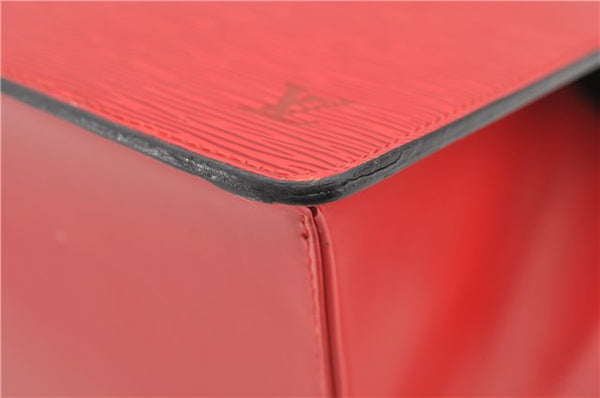 Authentic Louis Vuitton Epi Riviera Hand Bag Red M48187 LV 3129D