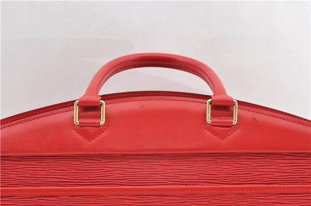 Authentic Louis Vuitton Epi Riviera Hand Bag Red M48187 LV 3129D